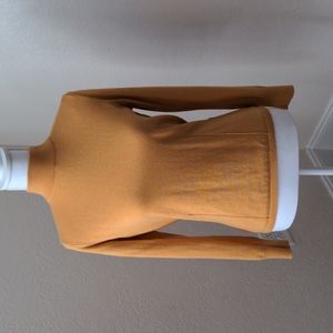 Woolrich XS golden yellow turtleneck sweater